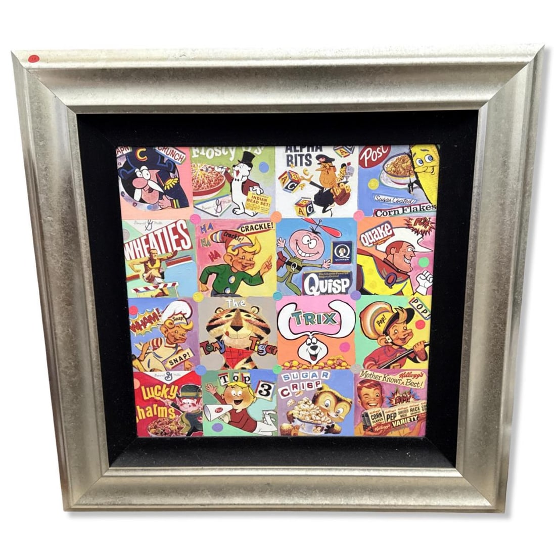 Signed Nelson De La Nuez (American, b. 1959) Just Add Milk Giclee on Canvas: Signed Nelson De La Nuez (American, b. 1959) Just Add Milk Giclee on Canvas. Signed lower right, Total H: 36" x W: 36 1/4"