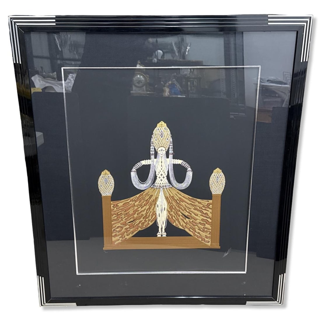 Signed Romain de Tirtoff Erte (Russian, 1892-1990) Silkscreen Enchantress (1 of 5)