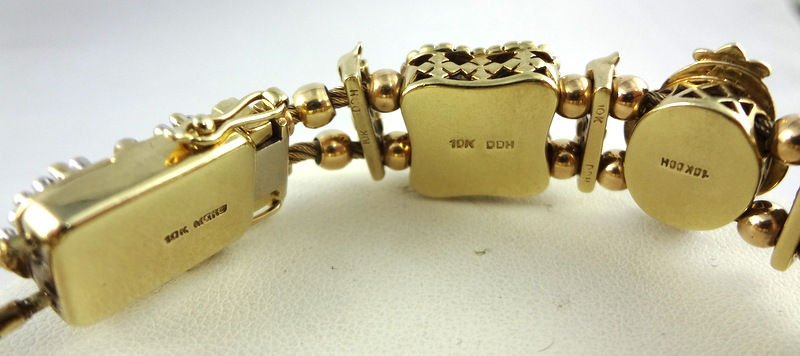 Contemporary Diamond Gemstone Slide Bracelet - 6