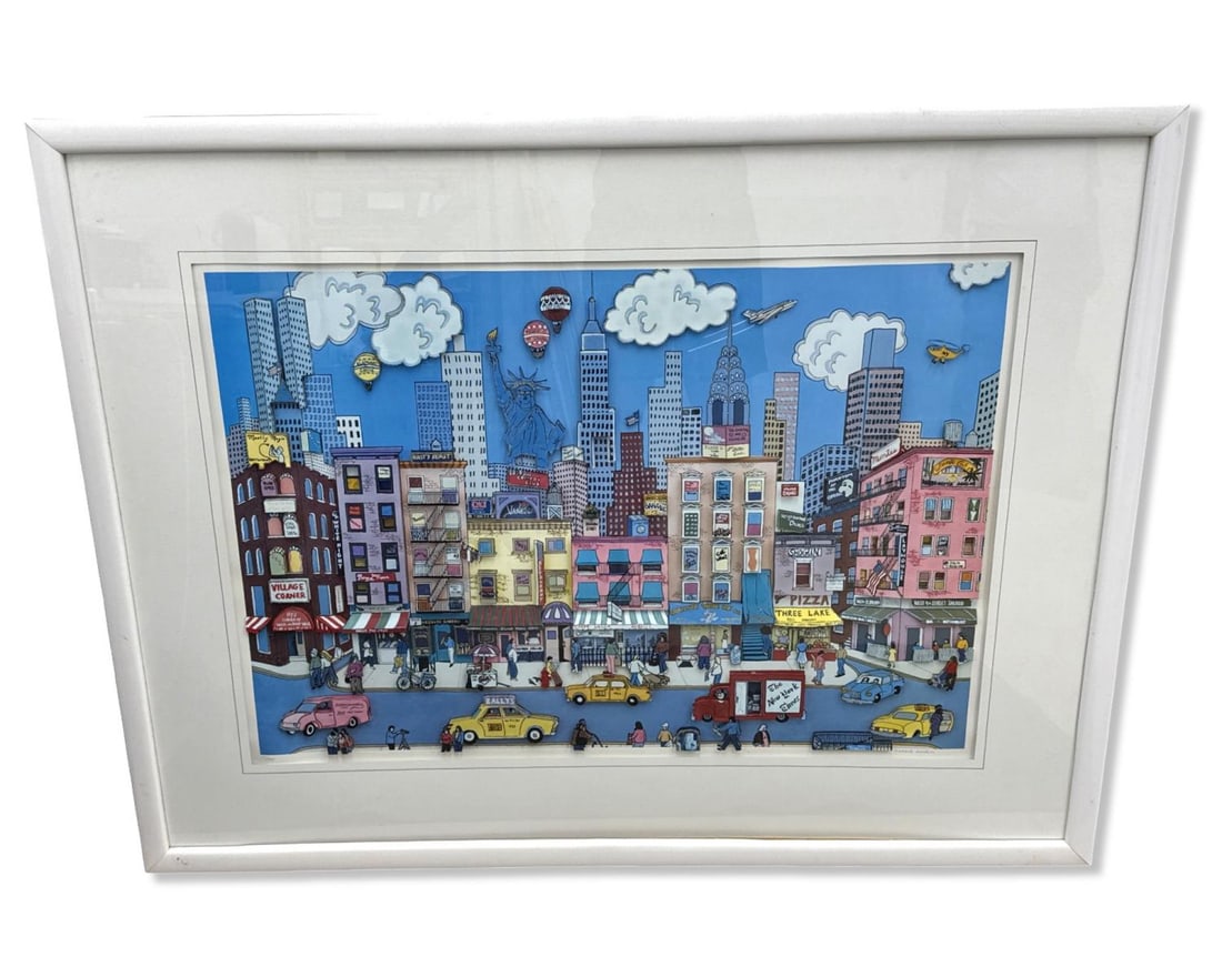 Signed Richard Danskin (American, 1936-2012) 3D Lithograph in Color (1 of 4)