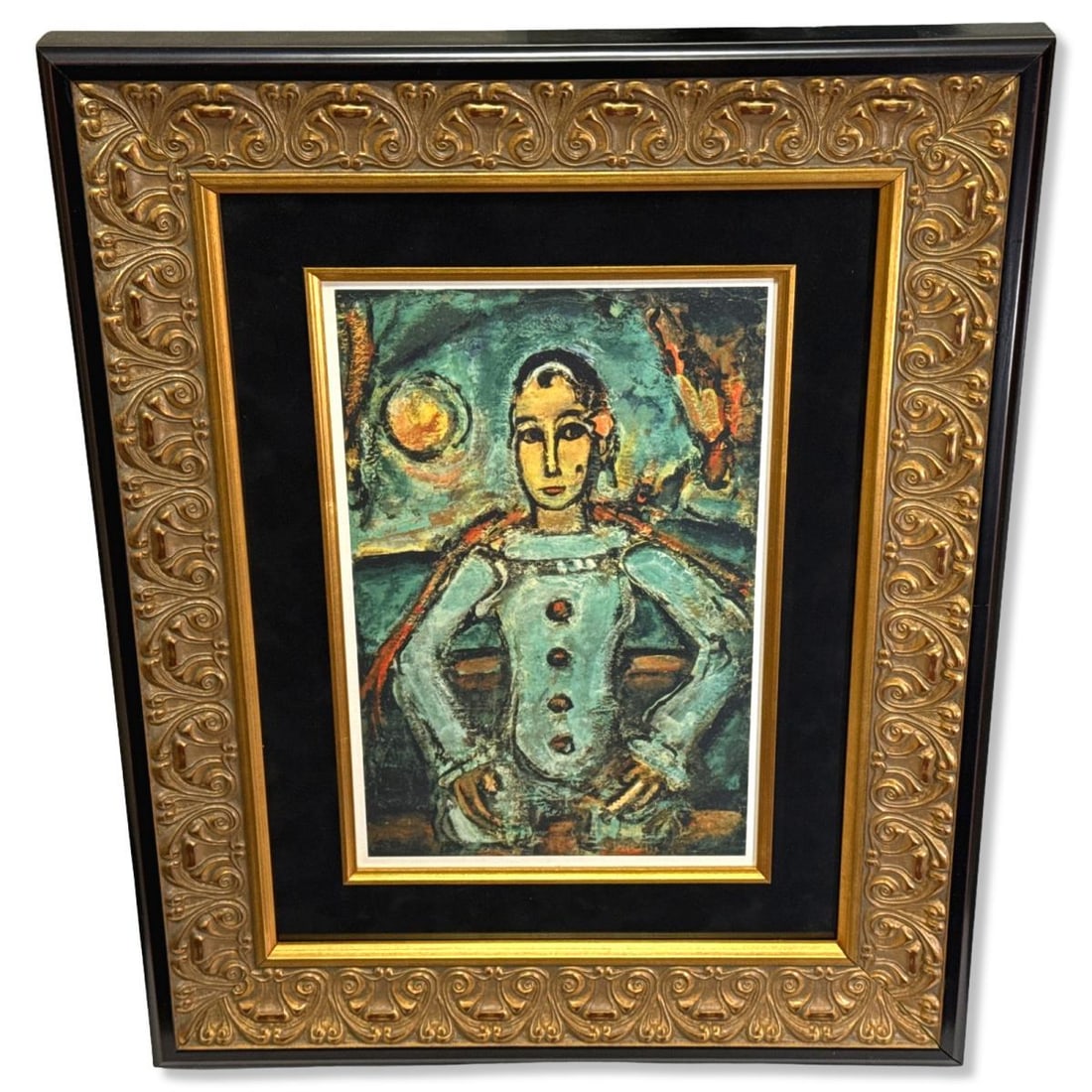 Georges Rouault (French, 1871-1958) Lithograph in Color Pierrot, Aristocrate 1975 (1 of 2)