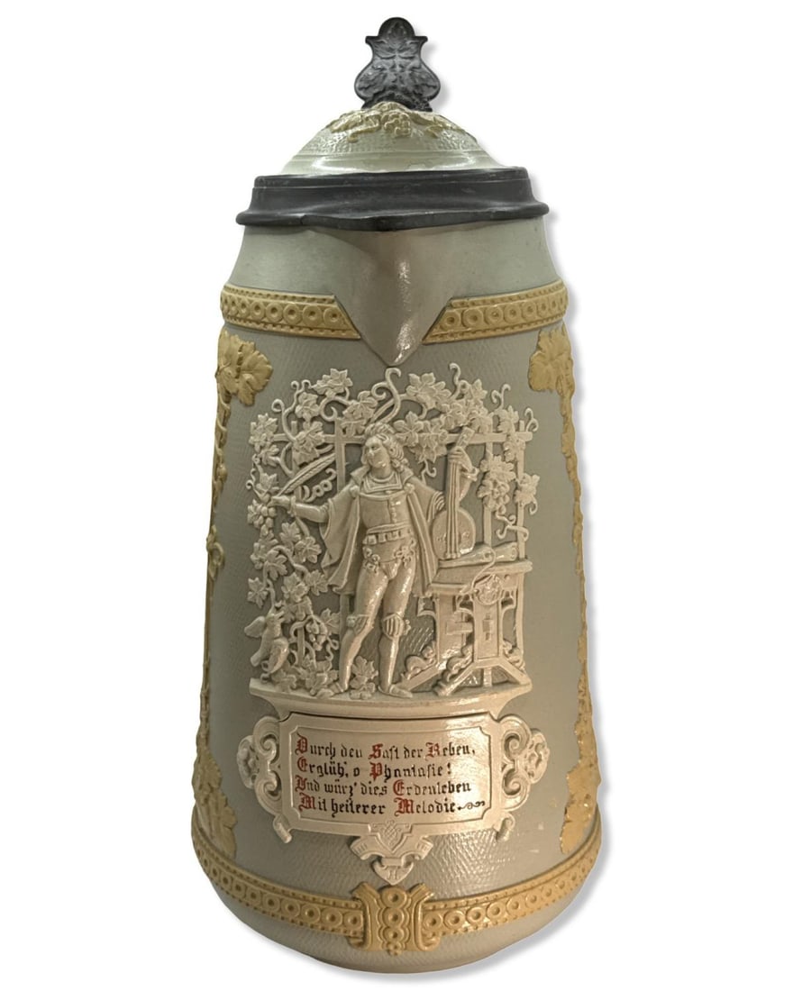 Villeroy & Boch 1821 Wine & Music Beer Stein (1 of 4)
