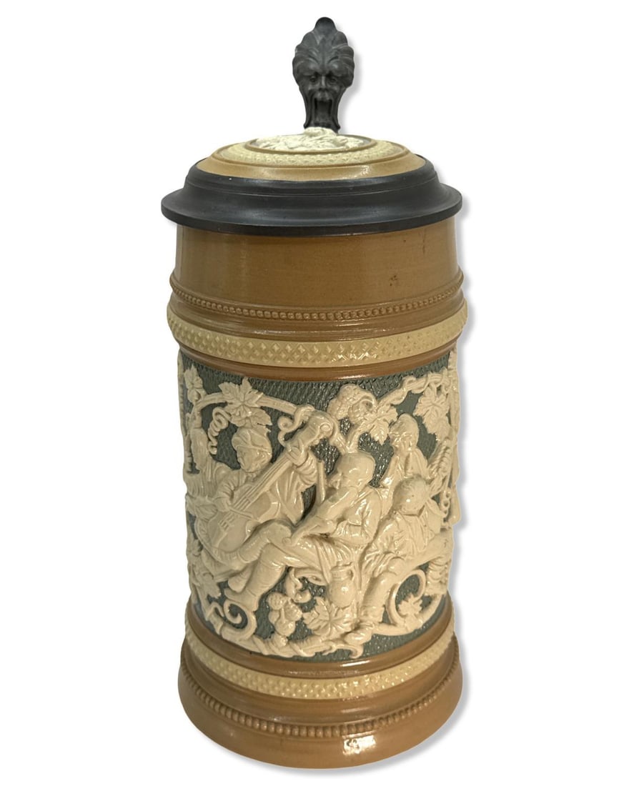 Mettlach Musicians 485 02 1.0L Beer Stein (1 of 4)