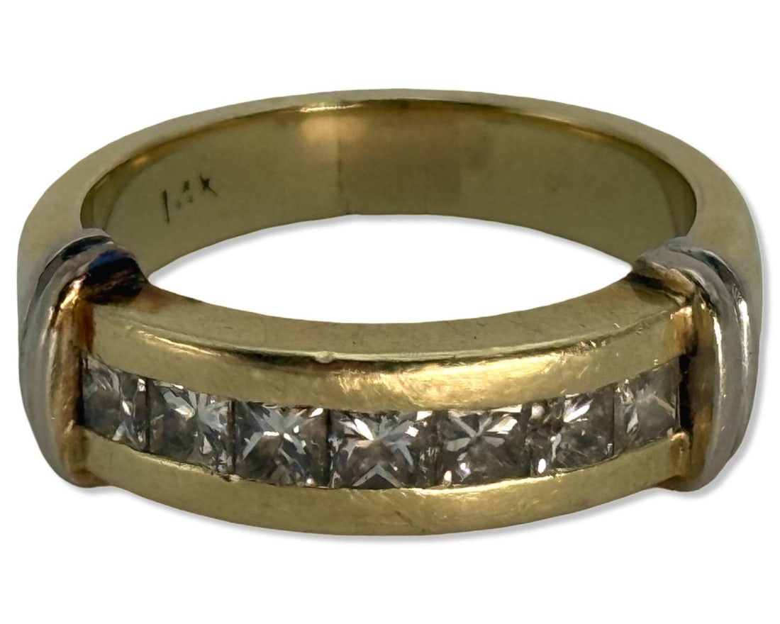 14kt YG & Approx 1.31ct Diamond Men's Ring (1 of 3)