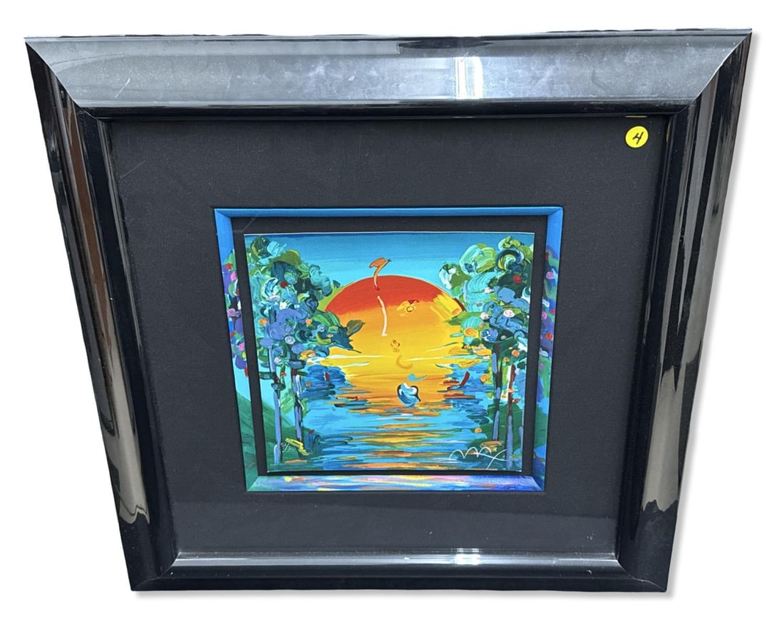 Signed Peter Max (German/American, b. 1937) Lithograph in Color (1 of 3)