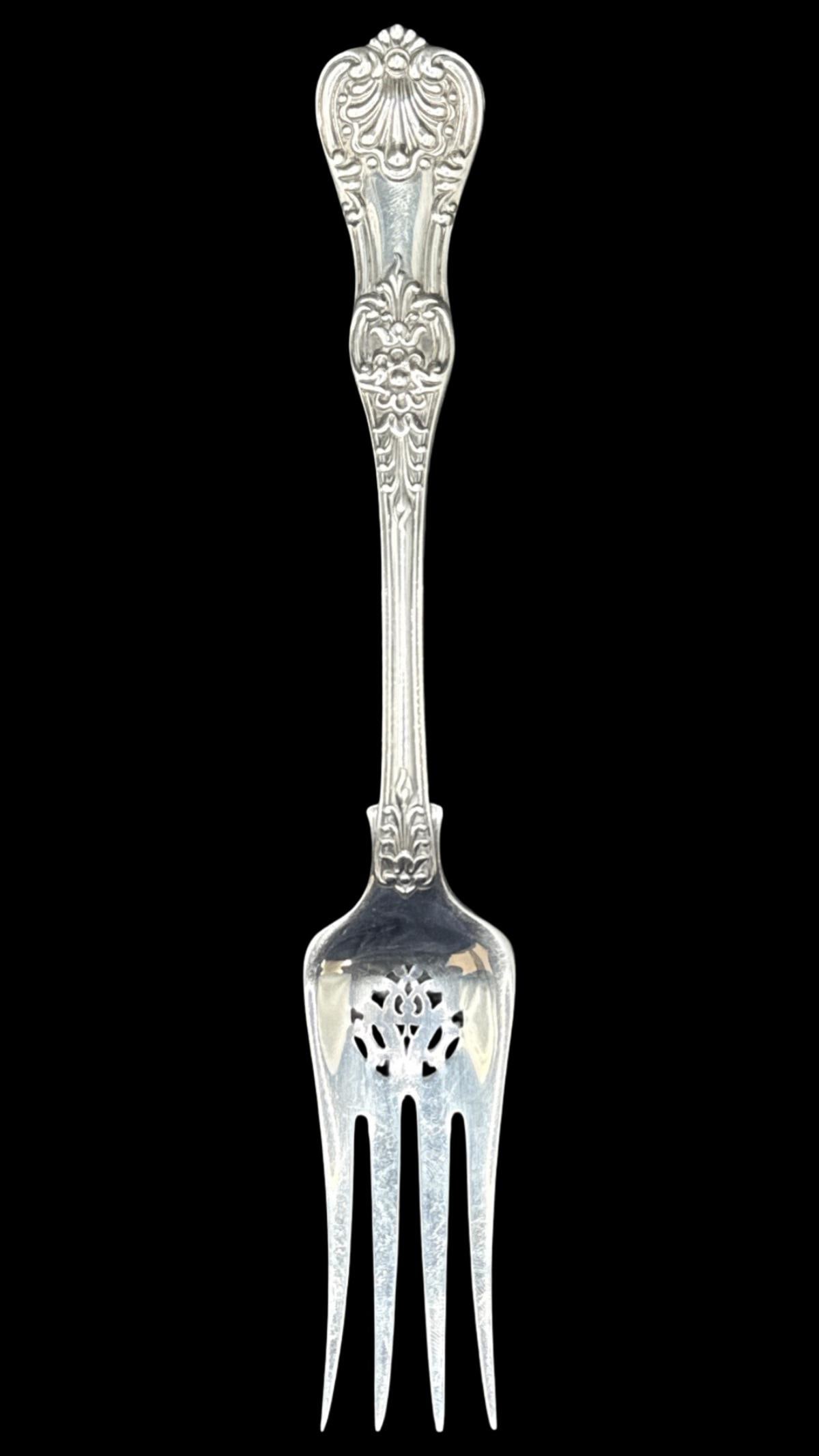Tiffany & Co. Sterling Silver English King Large Cold Meat Serving Fork (1 of 3)