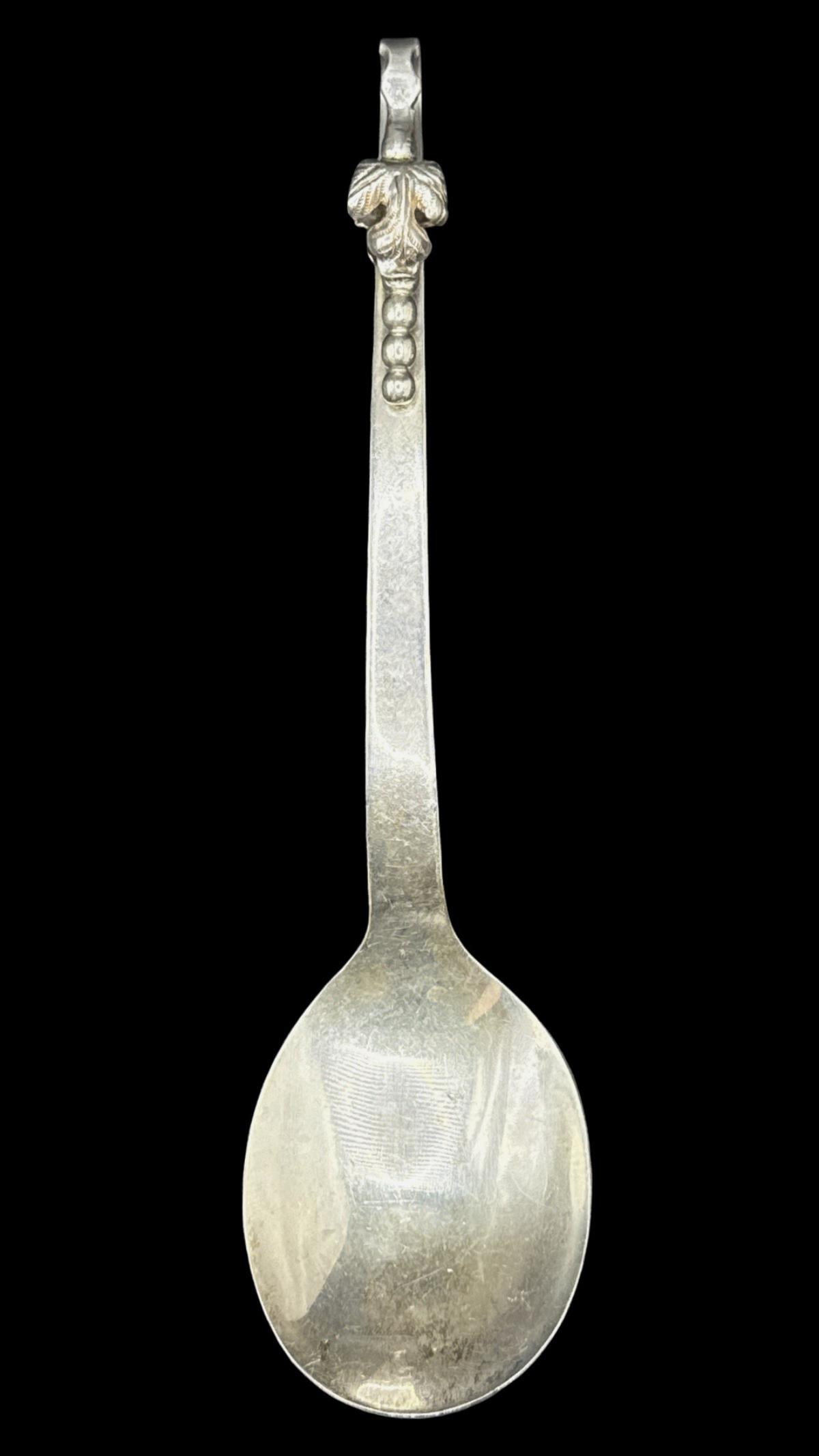 Mexican Sterling Silver Blossom Motif Serving Spoon (1 of 3)