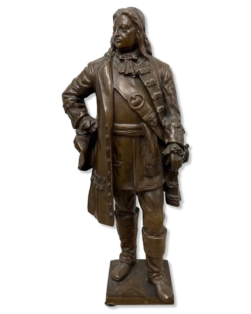 Leopold Koch (German, 1857-1933) Graf Barfuss Bronze Sculpture (1 of 3)