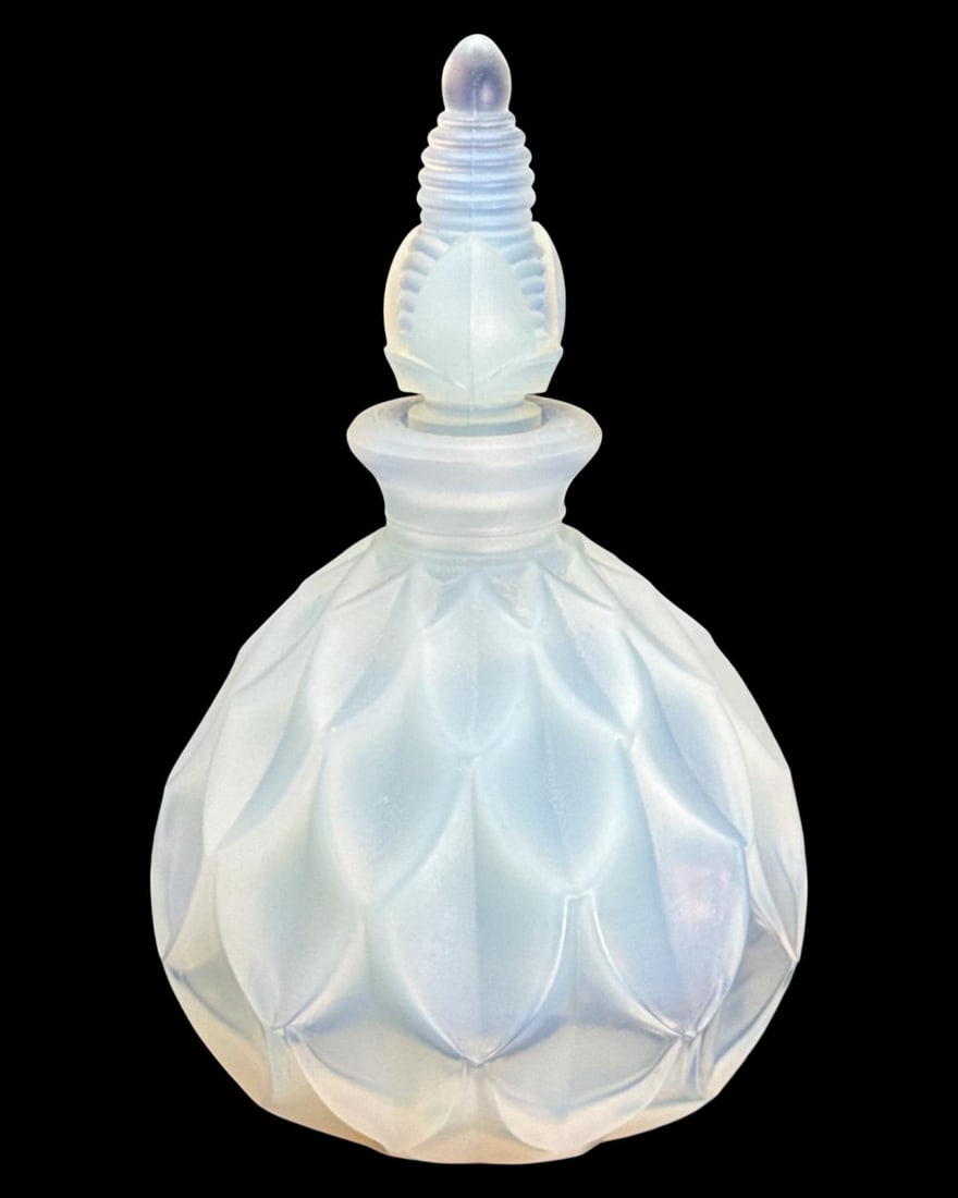 Sabino French Opalescent Petalia Glass Perfume Bottle (1 of 3)