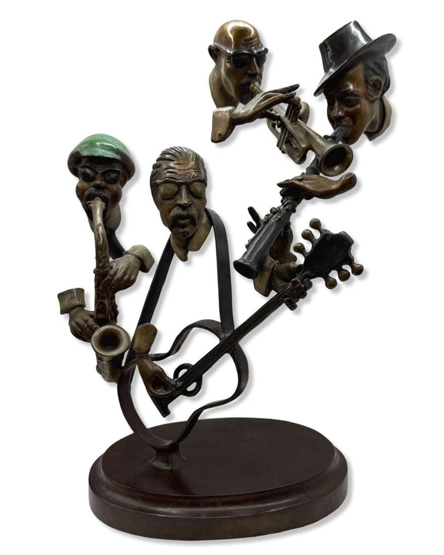 Paul Wegner (American, b. 1950) One Mo' Time Bronze Sculpture (1 of 6)