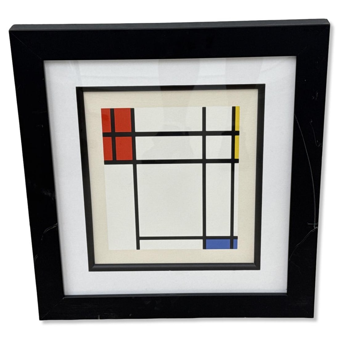 Piet Mondrian (Dutch, 1872-1944) Original Silkscreen in Color on Wove Paper: Piet Mondrian (Dutch, 1872-1944) Original Silkscreen in Color on Wove Paper H: 17 5/8" x W: 16 3/8". Includes COA & original purchase invoice of $1,139.95