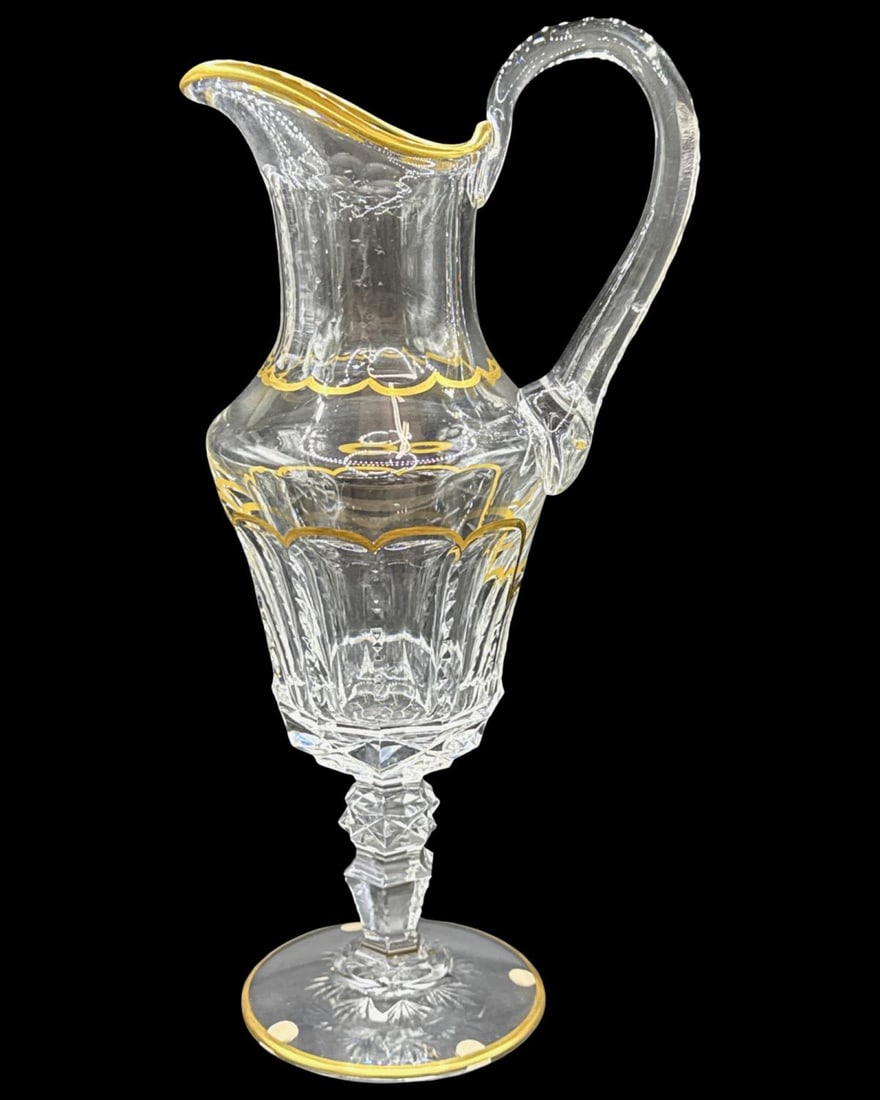 St. Louis Cut Crystal Excellence Pattern Large Water Jug (1 of 4)