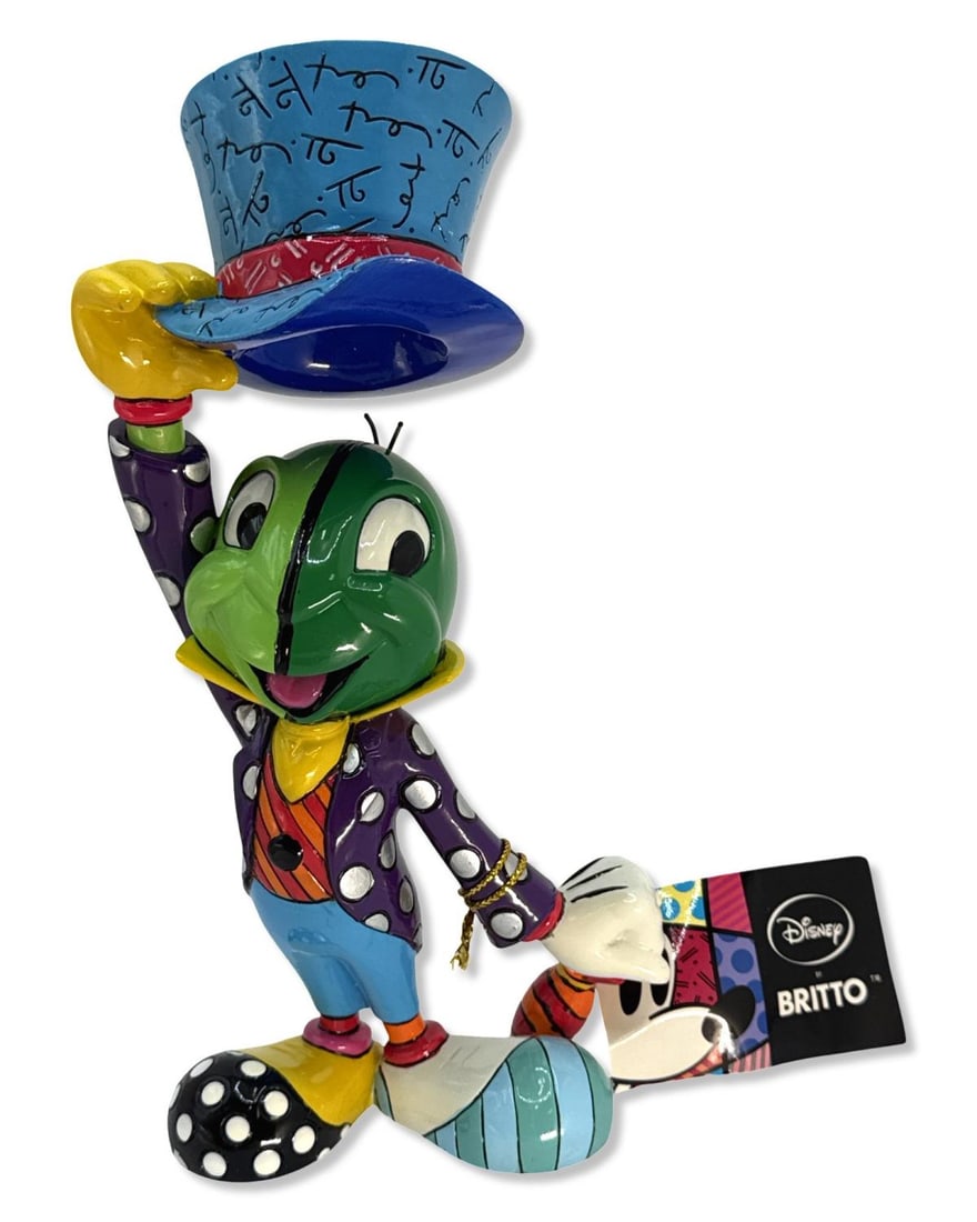 Romero Britto Disney by Britto Jiminy Cricket Stone Resin Figurine (1 of 2)