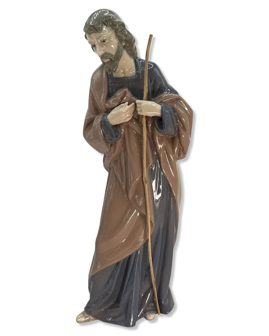 Lladro NAO 0306 St. Joseph Porcelain Figurine (1 of 2)