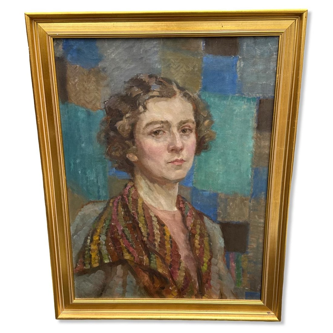 Lucy Walpole (Enlish, 1893-1979) Oil Painting on Canvas of a Woman: Lucy Walpole (Enlish, 1893-1979) Oil Painting on Canvas of a Woman H: 27 1/2" x W: 21 1/2"