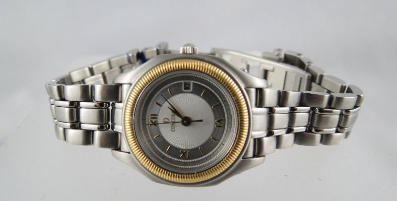 Concord Two-Tone Steeplechuss 18Kt. & Stainless Steel: Concord Two-Tone Steeplechuss 18Kt. & Stainless Steel Watch. This magnificent watch will make a perfect gift or addition to your fine watch collection. Retail price - $2250.