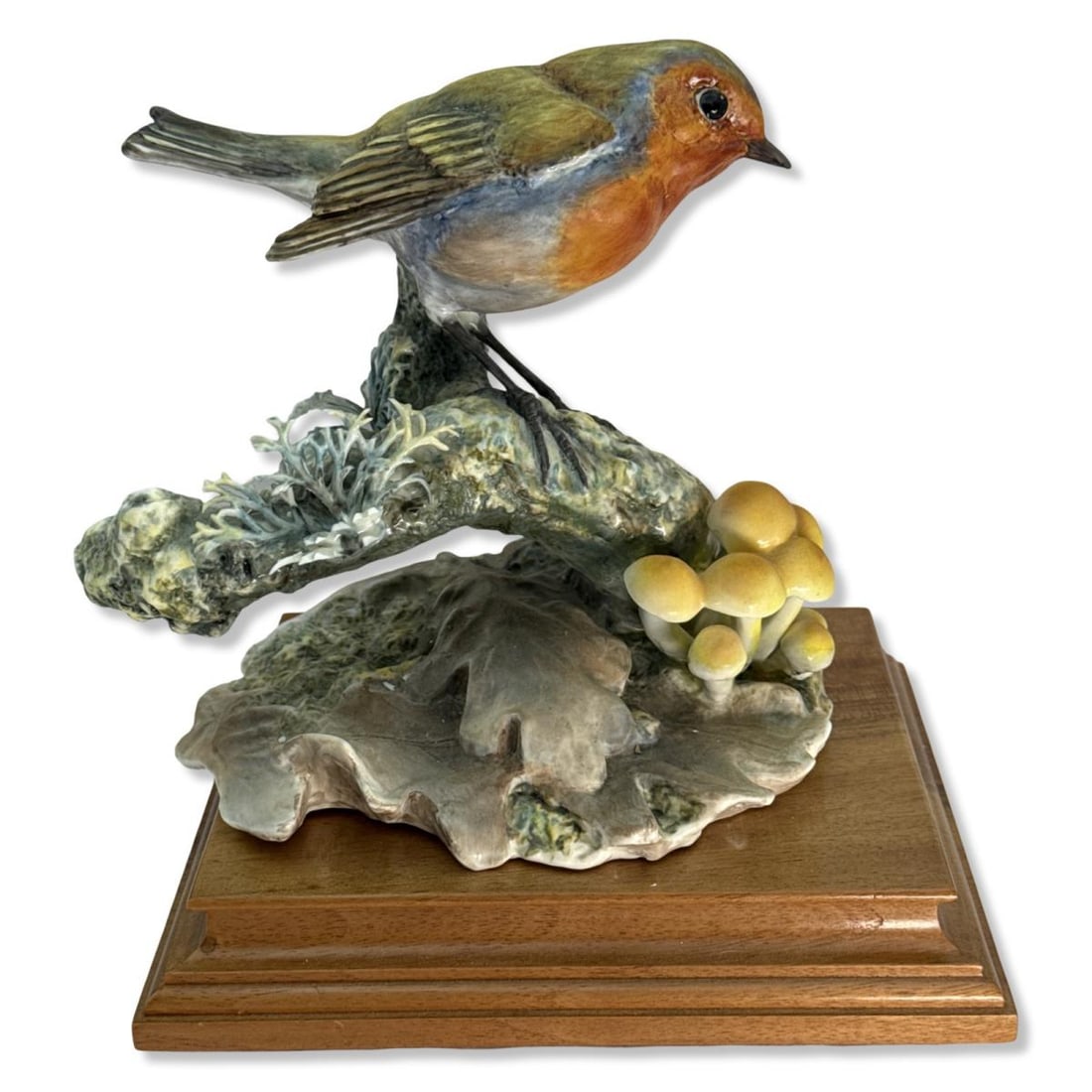 Royal Worcester Robin Erythacus Porcelain Figurine (1 of 3)