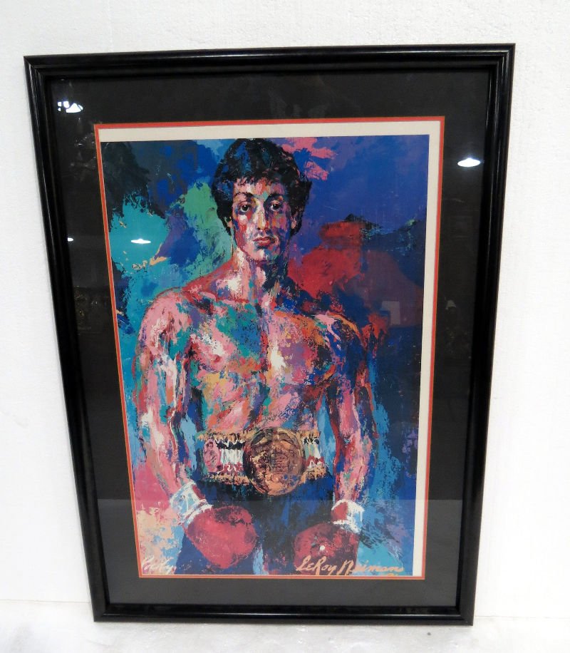 LeRoy Neiman "Rocky" Color Print: LeRoy Neiman "Rocky" Color Print.