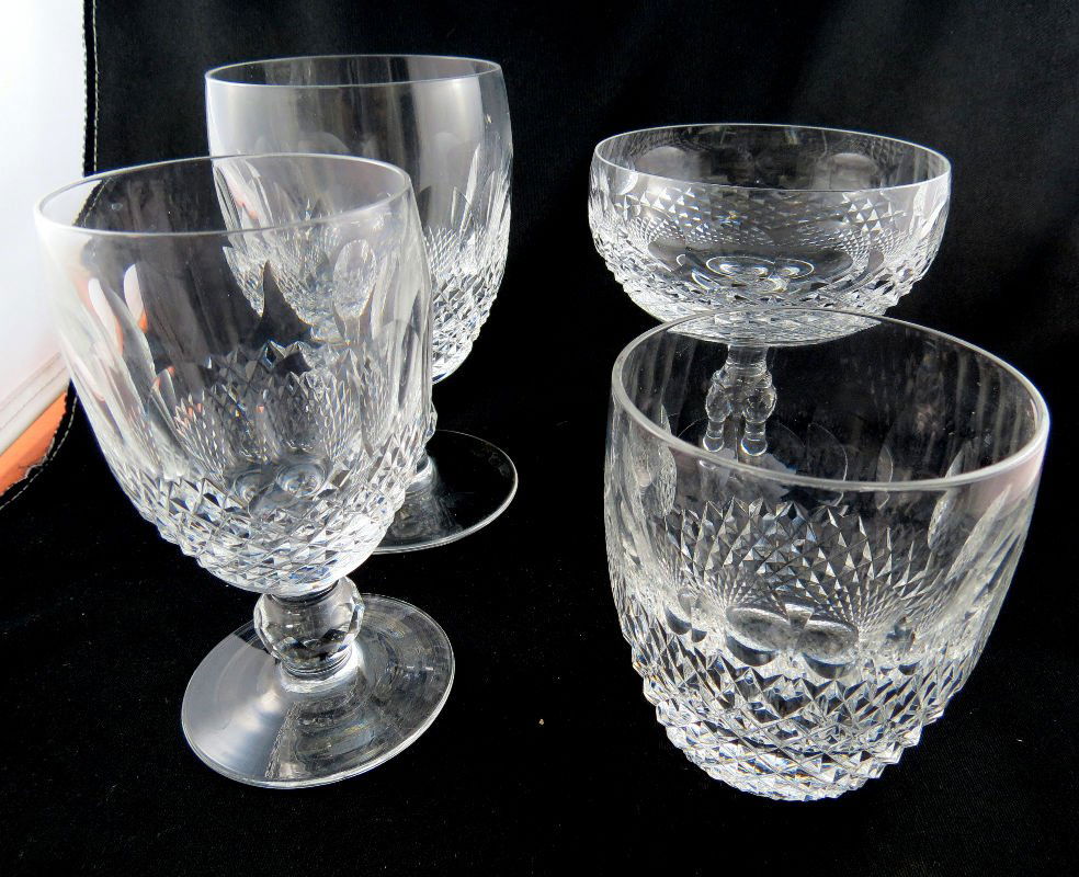 24 Pc. Waterford Crystal Colleen Pattern Stemware