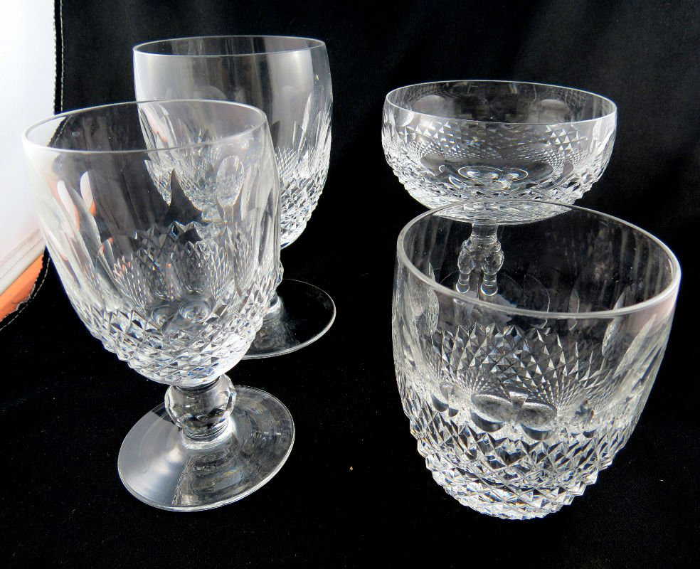 24 Pc. Waterford Crystal Colleen Pattern Stemware