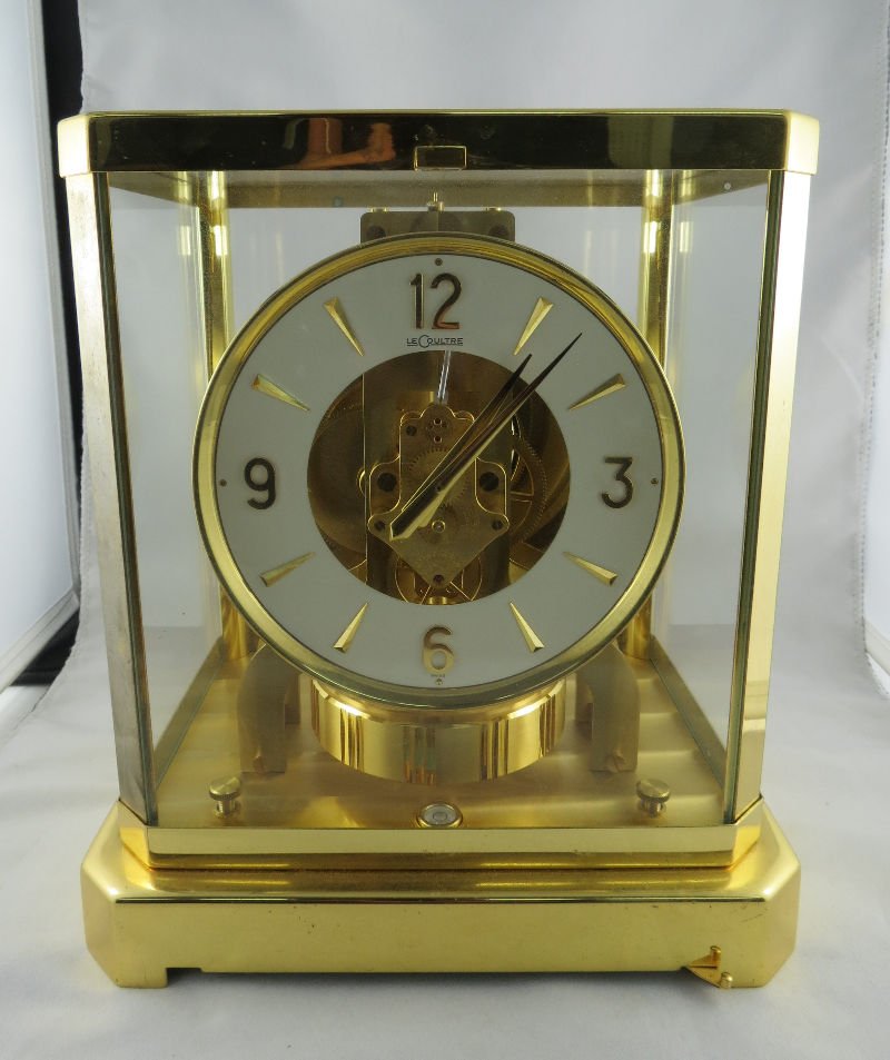 Jaeger Le Coultre Atmos Clock: Jaeger Le Coultre Atmos Clock. Measures - 9 1/4" high x 8 1/4" wide.
