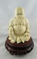 Antique Chinese Hand Carved Ivory Buddha Figure