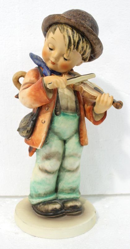 hummel boy playing violin