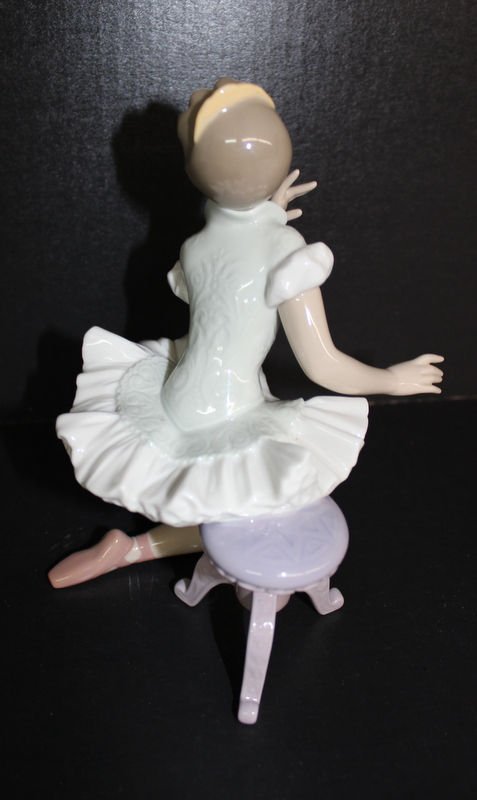 Lladro Porcelain Ballerina: Lladro Porcelain Ballerina. Made in Spain.