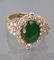 Exquisite Contemporary Natural Jadeite Jade Diamond - 3