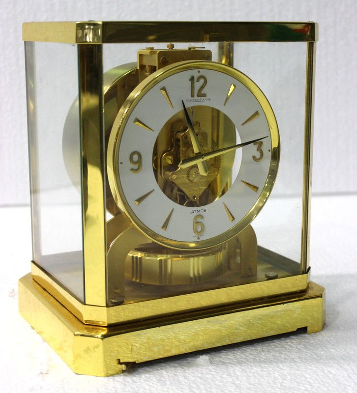 Jaeger-Le Coultre Atmos Clock: Jaeger-Le Coultre Atmos Clock. Measures - 10" high x 8 3/8" wide.