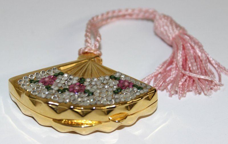 Judith Leiber Multi-Colored Crystal Compact: Judith Leiber Compact.