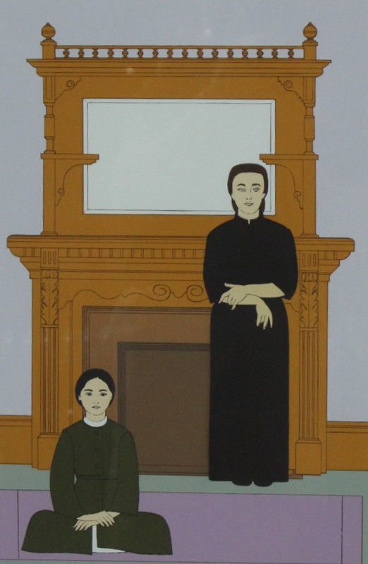 Will Barnet "Reflection" Ltd. Edit. Serigraph: Will Barnet "Reflection" Ltd. Edit. Serigraph (1911-2012) Signed and numbered 67/225 in pencil. Measures - 22 1/2" high x 14" wide + 6" frame.