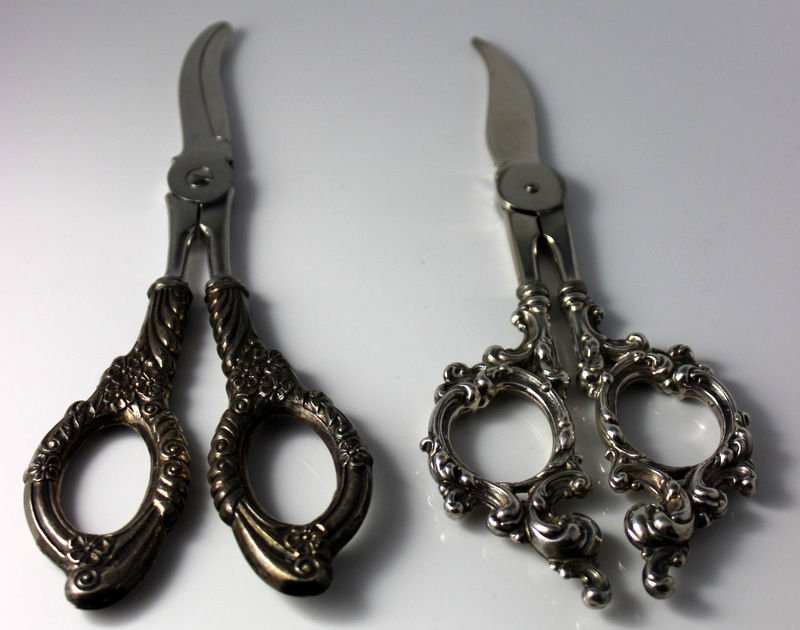 2 Pc. Sterling Handled Grape Scissors (1 of 3)
