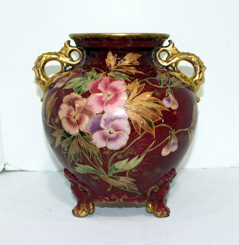 Royal Bonn Purple Two Handled Vase (1 of 6)