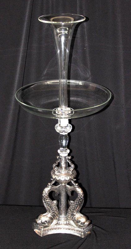 Pairpoint Silver Plated Dolphin Epergne (1 of 6)