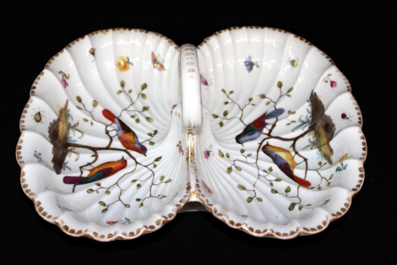 Antique Meissen Porcelain Handled Dish (1 of 4)