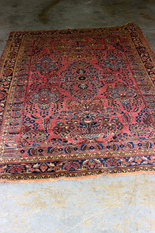 Antique Sarouk Oriental Rug (1 of 5)