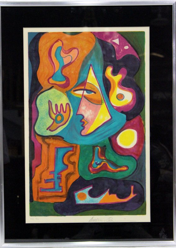 Anthony Quinn (Mexican 1915-2001) Lithograph (1 of 4)