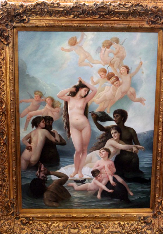 Large Antique Style Oil Painting on Canvas (1 of 1)