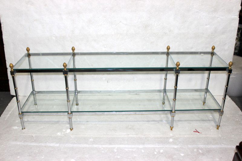 Chrome & Glass Side Table (1 of 1)