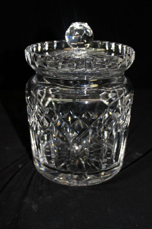 Waterford Crystal Cut Glass Covered Jar (1 of 3)