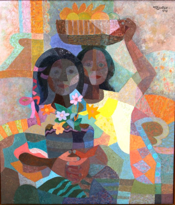 Original Romeo Tabuena (Filipino b. 1921) Painting (1 of 9)