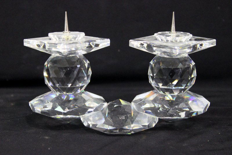 2 Pc. Swarovski Candleholders (1 of 3)