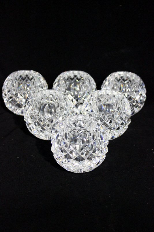 6 Pc. Waterford Crystal Candleholders (1 of 3)