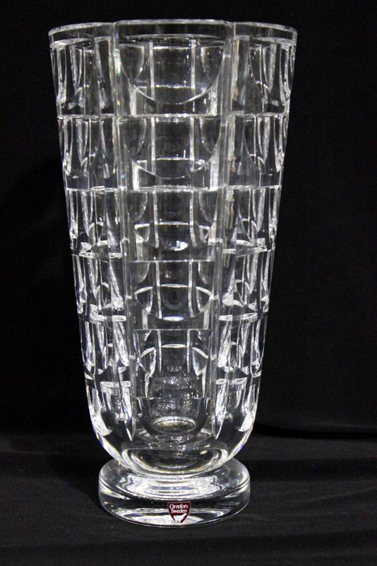 Large Orrefors Crystal Vase (1 of 4)