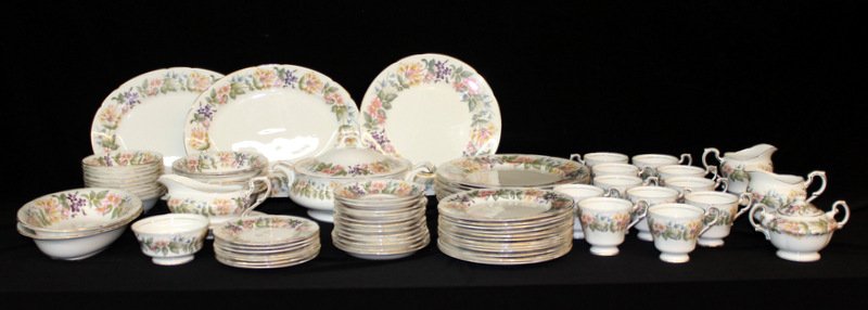 79 Pc. Paragon "Country Lane" China Set (1 of 2)