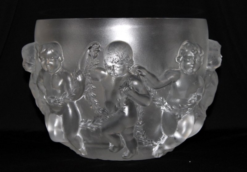 Lalique "Luxembourg" Crystal Vase (1 of 7)