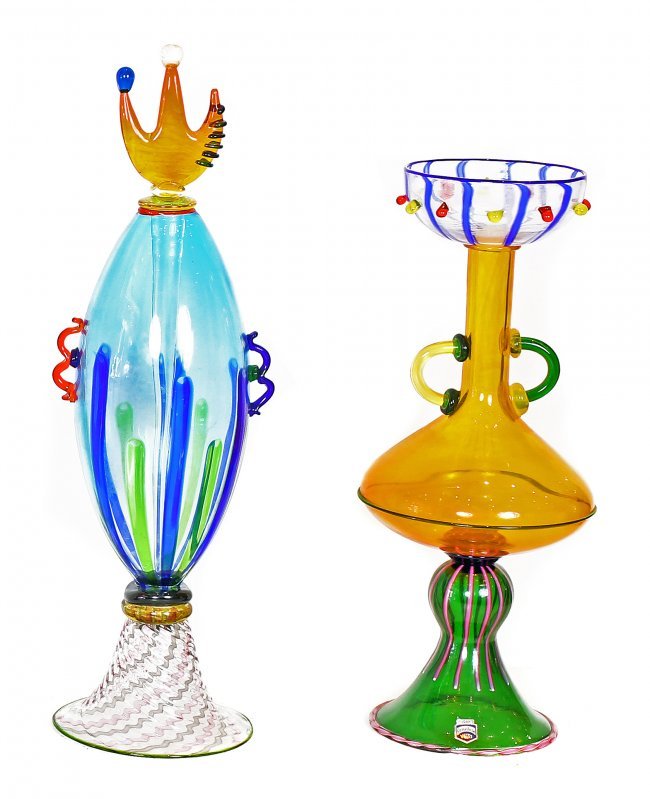 Pair of Contemporary Venetian Amusing ‘Male & Female’ (1 of 1)