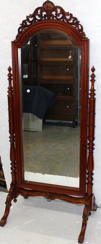 Beautiful Cheval Floor Mirror (1 of 3)