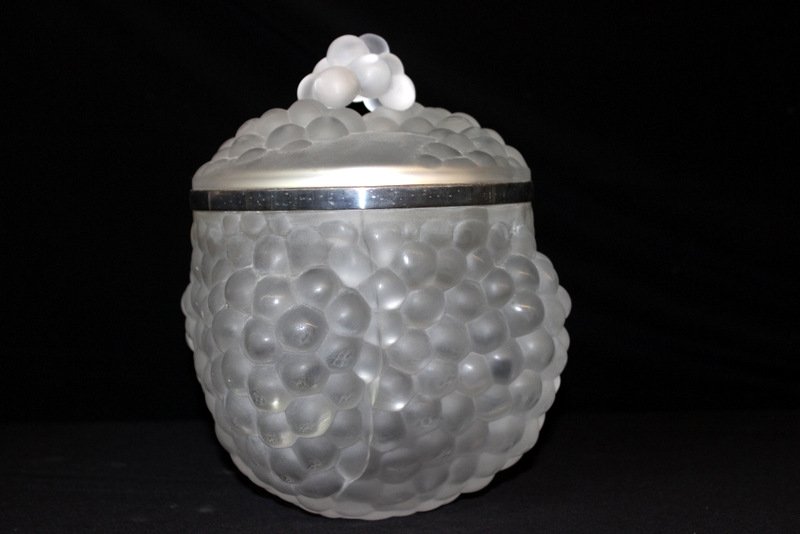 Lalique "Antilles" Crystal Ice Bucket (1 of 5)